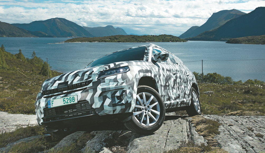 Ny Skoda-SUV testes i Norge