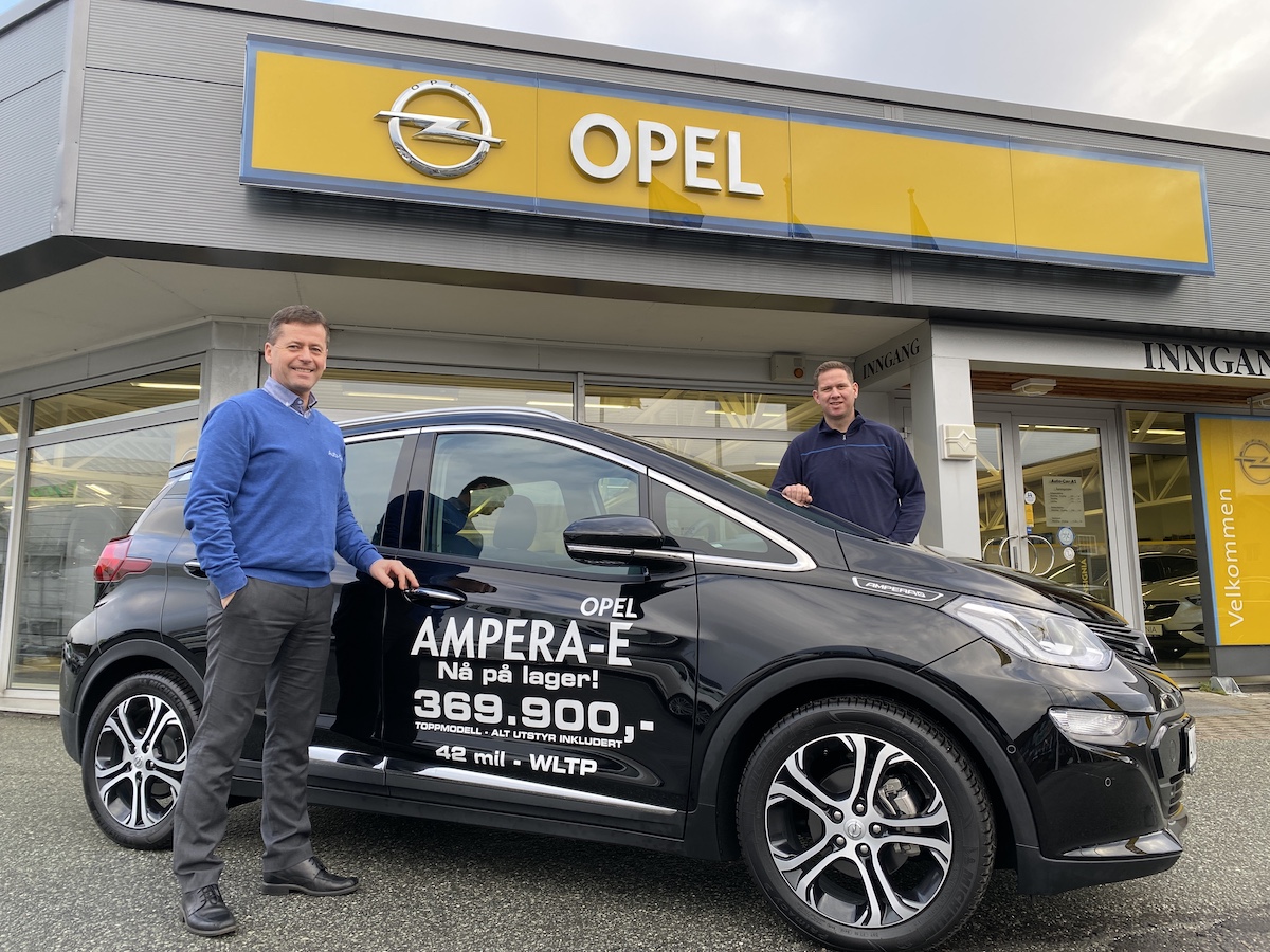Opel Ampera-e på lager