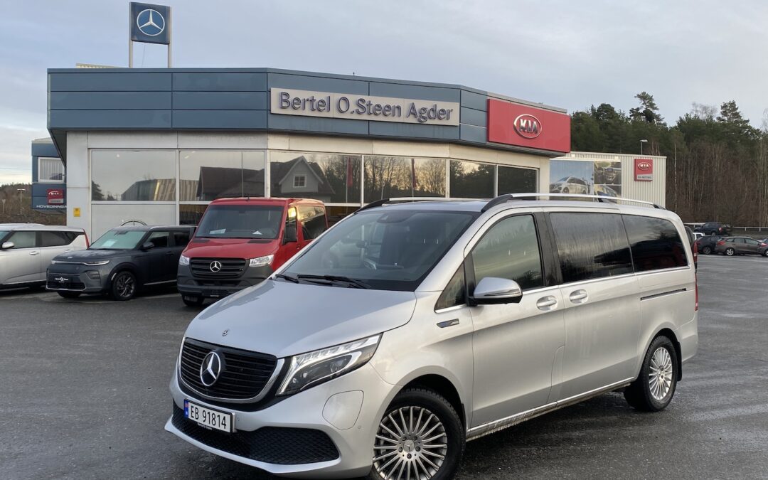 Vi har testet Mercedes-Benz EQV i jula