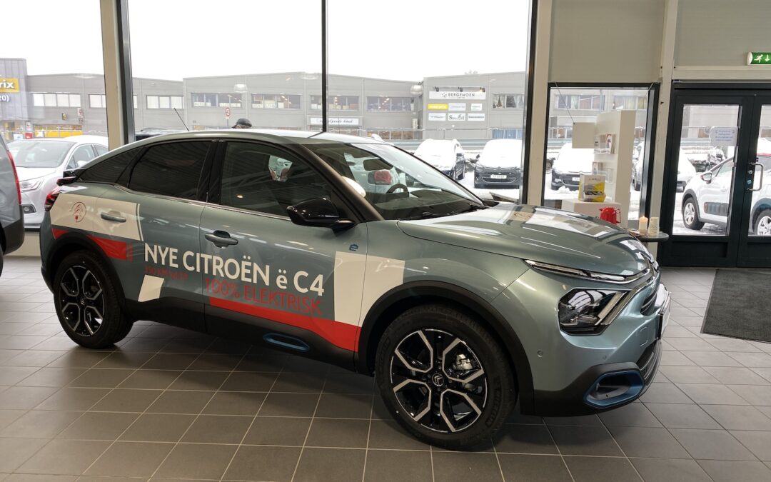 Citroën ë-C4: Elektrisk prisvinner på plass hos Grimstad Bil