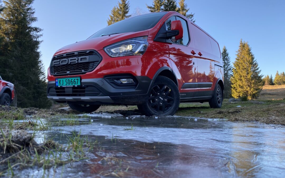 Ford Transit Custom Trail på glattisen
