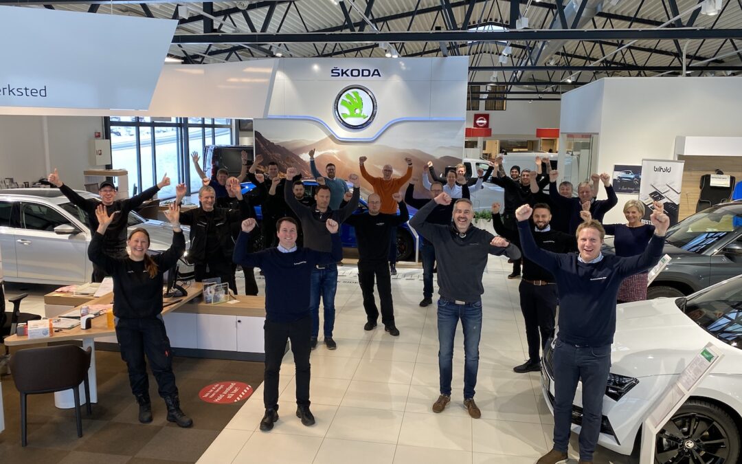 Årets ŠKODA-forhandler 2020 ble Gromstad Motor Stoa!