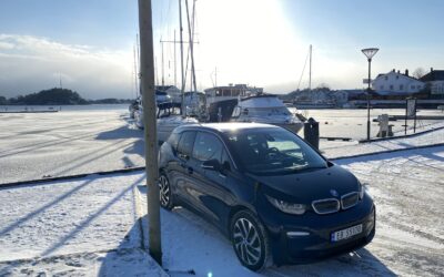 BMW i3 på vintertest