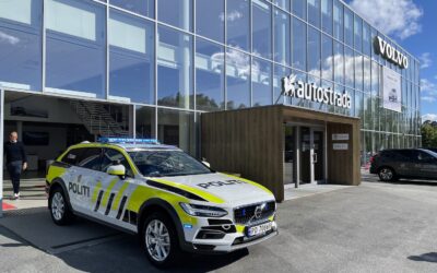 Blir stas med ny patruljebil for politiet i Grimstad