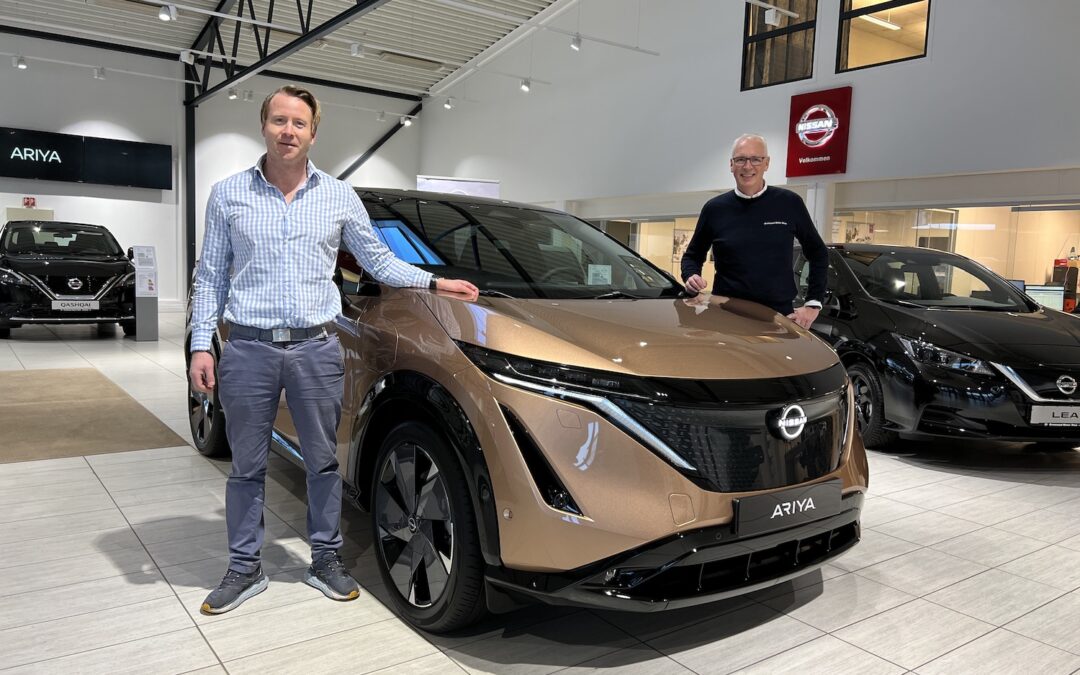 Nissan Ariya innom hos Gromstad Motor Stoa