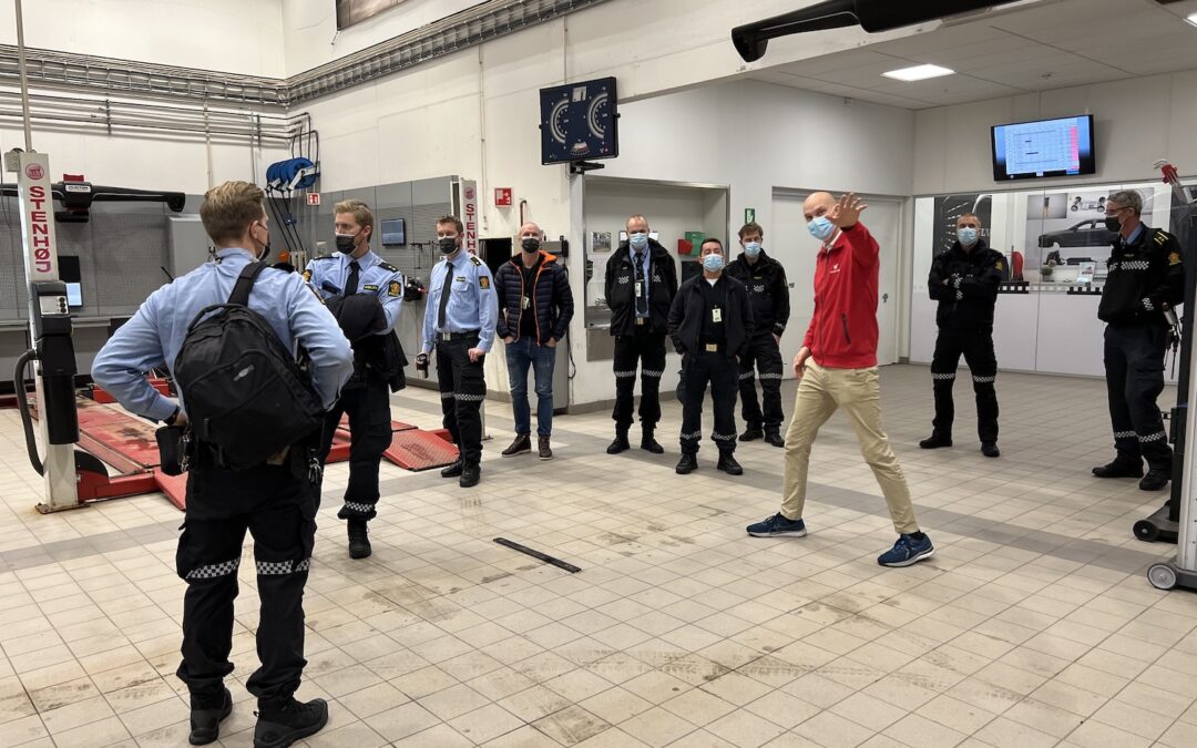 Politiet fikk informasjon om sine nye biler hos Autostrada