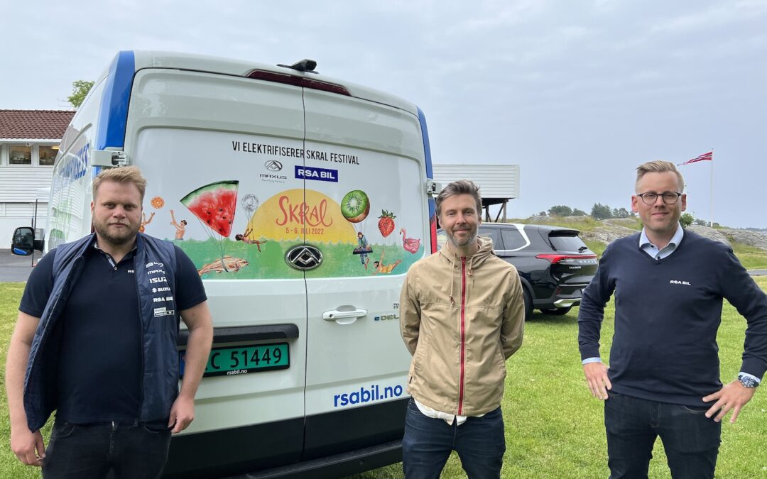 Skral Festival i Grimstad har inngått et samarbeid med RSA Bil i Arendal