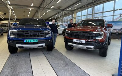 Test av nye Ford Ranger Raptor – endelig er den i Arendal!