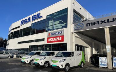 RSA BIL har levert 3 el-varebiler til E. Gauslå & Sønner